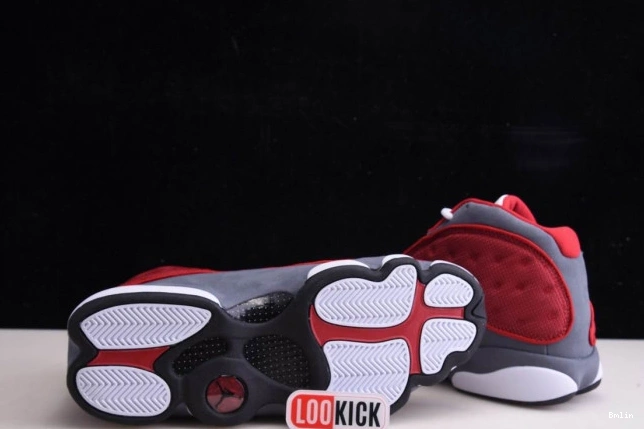 Bmlin Shoes Flint Red Jordan 414571-600 Gym Air Retro 13 Grey 0804